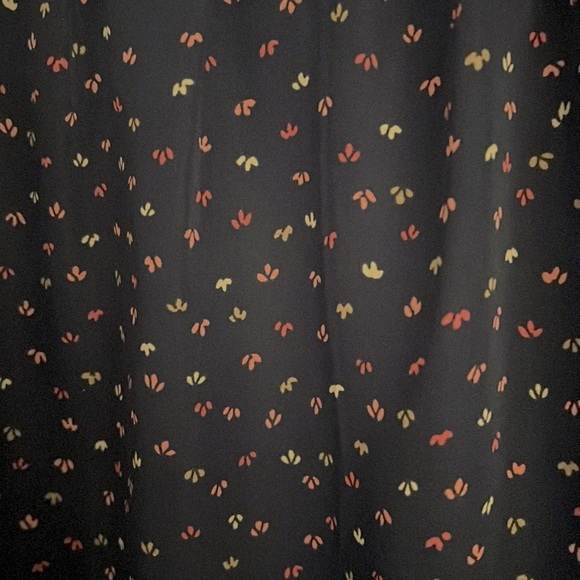 Lauren Conrad Navy Blue Pleated Neck Blouse. Size S - Picture 5 of 10